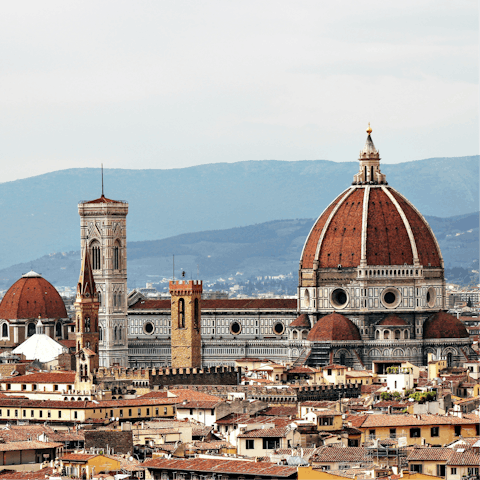 Take a scenic drive to nearby Florence, less than an hour away