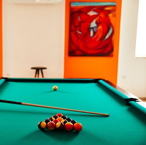 Play a game of pool