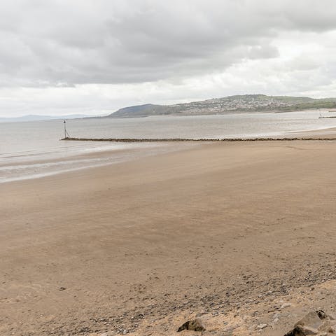 Spend your days on the beach – it's less than one minute from the front door