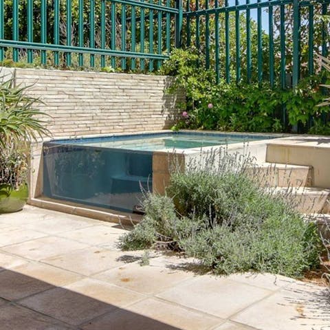 Unwind in the jacuzzi after a full day of exploring