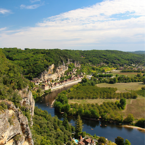 Take a day trip to Dordogne, just over an hour's drive away