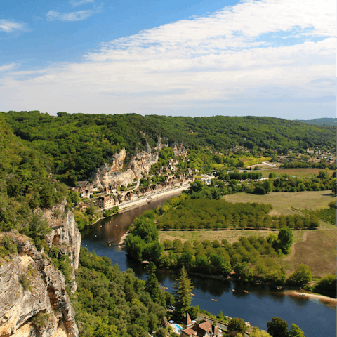 Take a day trip to Dordogne, just over an hour's drive away