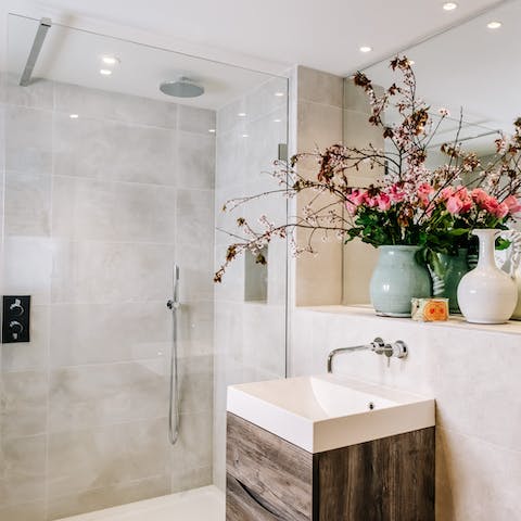 Pamper yourself in the luxurious en-suite bathrooms