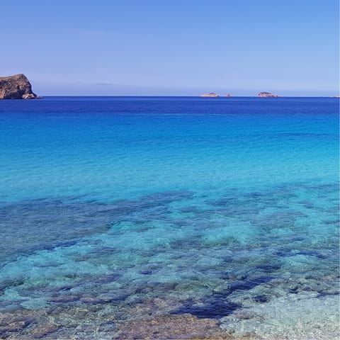 Stroll along the coastline to embrace the beauty of the island