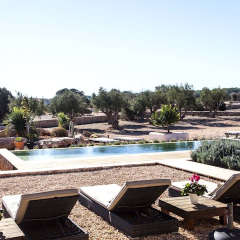 Soak in the sun whilst you look over the picturesque scenery