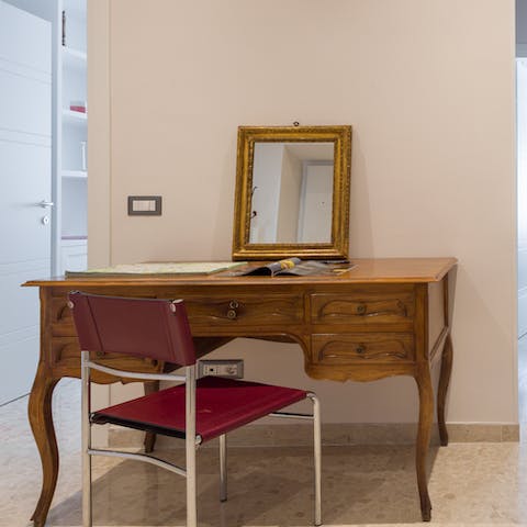 Find a charming spot to work from home