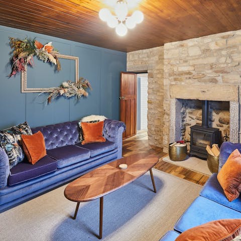 Get cosy around the log burner