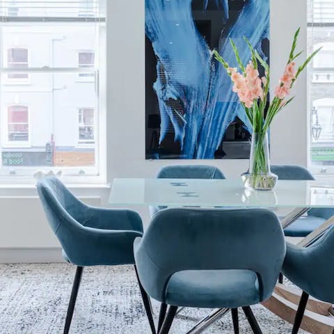 Relax, read, connect and share the magic of this setting