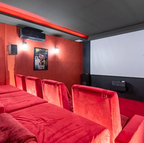 Gather everyone for a night at the movies without ever leaving your home