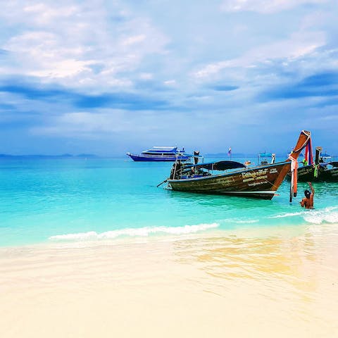 Stay five minutes away from the beautiful Kamala Beach