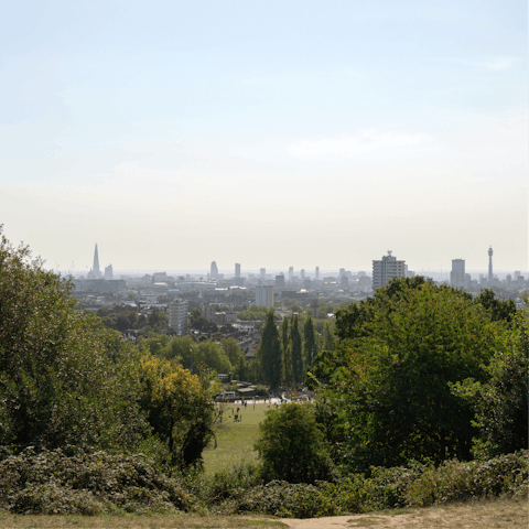 Head to Hampstead Heath for fresh air and skyline views