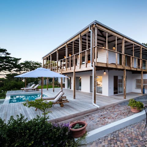 Enjoy a dip in the private pool whenever you need to cool down