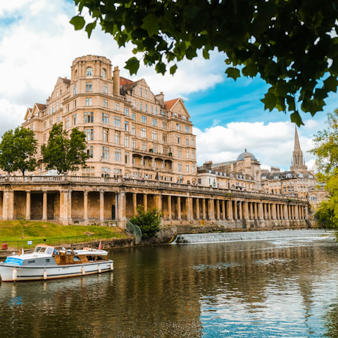 Enjoy a day in Bath, less than a thirty minute drive away