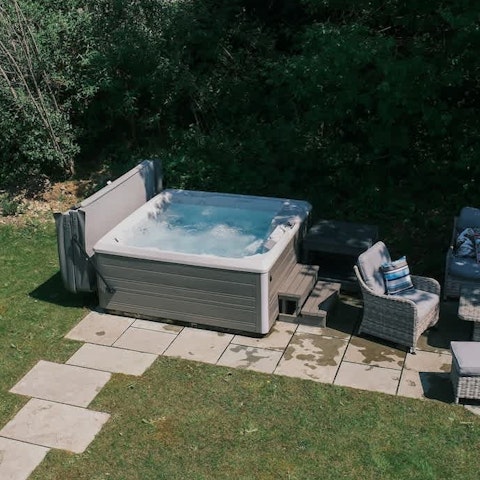 Soak in the Jacuzzi after a day exploring on foot