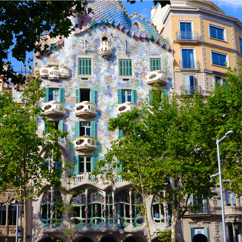 Take the metro to Casa Battló and marvel at the design