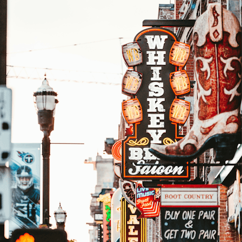 Put on your cowboy boots and explore the vibrant heart of Nashville