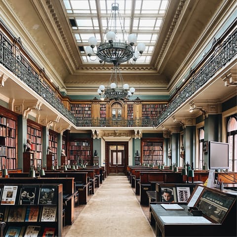 Visit the V&A, the world's leading museum of art and design, a ten-minute walk away