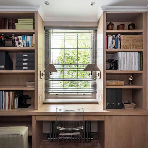 Pull out your laptop and get some work done in the office