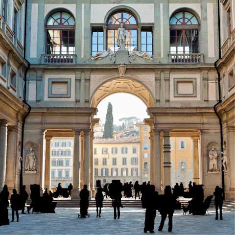 Visit the Botticelli room in the Uffizi – it's a five-minute walk