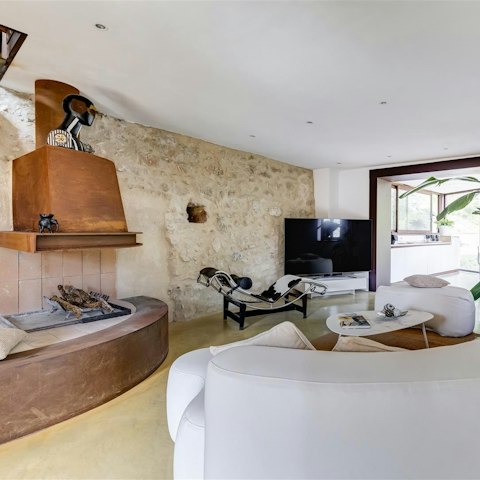Relax in the lounge, with its wood burner for cosy evenings