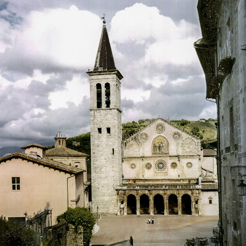 Visit nearby Spoleto to see its impressive cathedral
