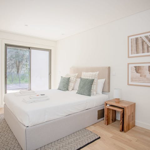 Slide back the balcony doors and let the fresh air in