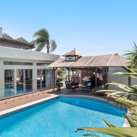 Spend the afternoon poolside