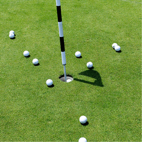 Play a game or three of golf on the complex's course only 200m from the home