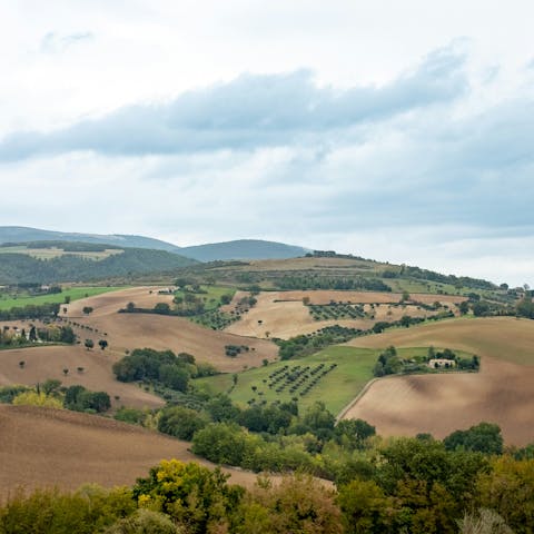 Stay amid the rolling hills of Le Marche