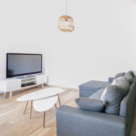 Unwind in front of the TV