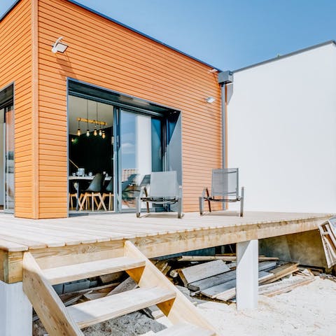 Soak up the sun on the terrace