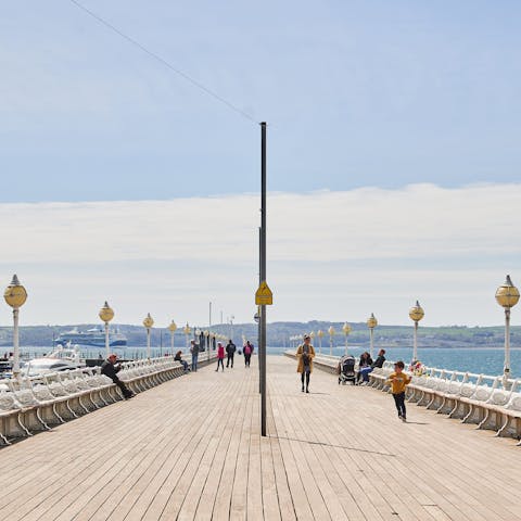 Take a wander along the Princess Pier and breathe in the fresh sea air