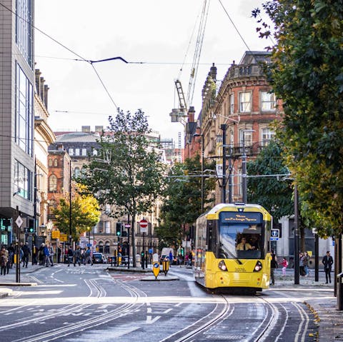Explore the vibrant centre of Manchester