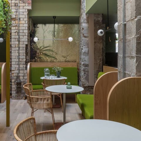 Enjoy an evening drink in your building's bar