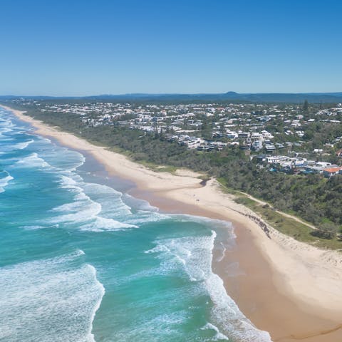 Explore the area, including nearby Sunshine Beach