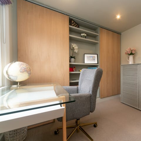 Get some work done in the dedicated study
