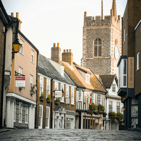 Explore the charm of Norwich Lanes right from your doorstep