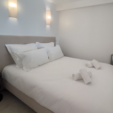 Settle down for a peaceful sleep after a day on the French Riviera