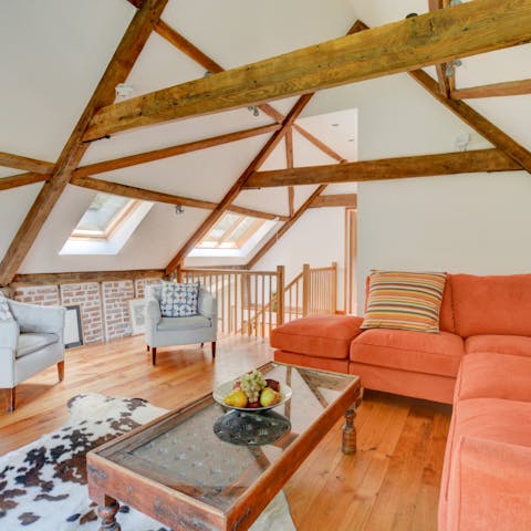 Challenge your fellow guests to a board game in the snug living area