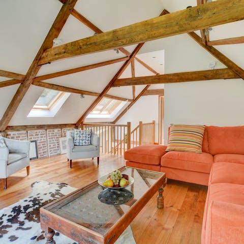 Challenge your fellow guests to a board game in the snug living area