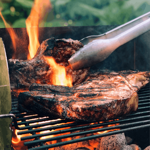 Dine al fresco on smoky dishes straight from the barbecue