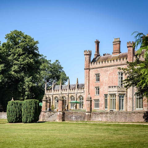 Stay on the historic country estate of Ketteringham Hall in the heart of Norfolk