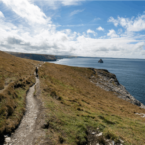 Pull on your hiking boots to walk the South West Coast Path