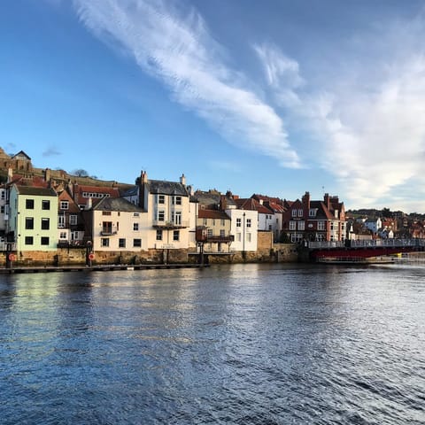Spend the afternoon on Whitby's picturesque beaches – they're a ten-minute drive away