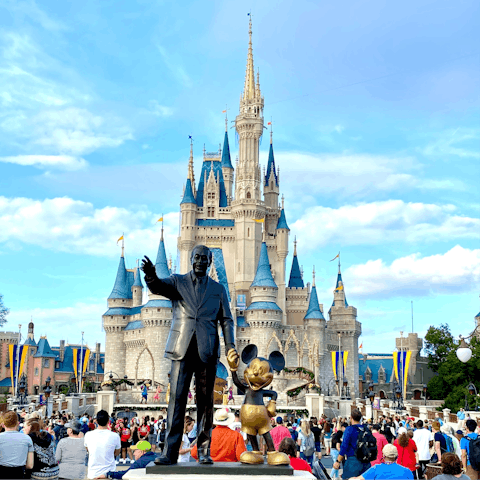 Lose yourself in the magic of Walt Disney World, just twenty minutes away