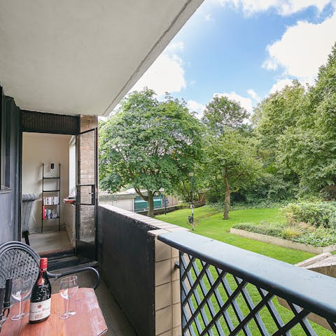 Enjoy the peace and quiet of the communal gardens below – a rarity for a location this central⁠