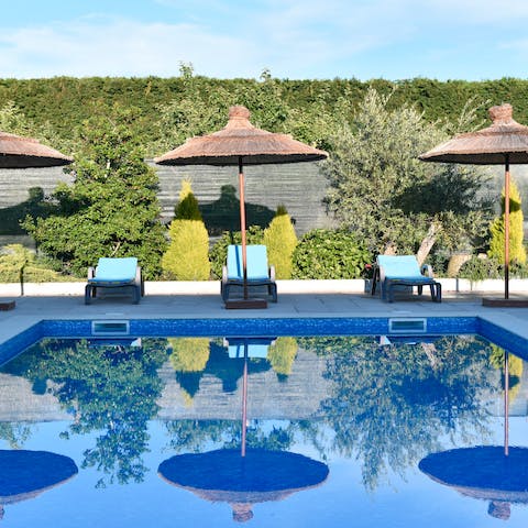 Laze away the days by your private pool