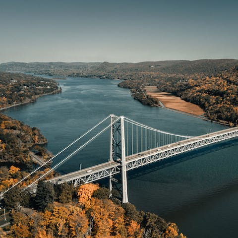Stay in the Hudson Valley, surrounded by hiking trails