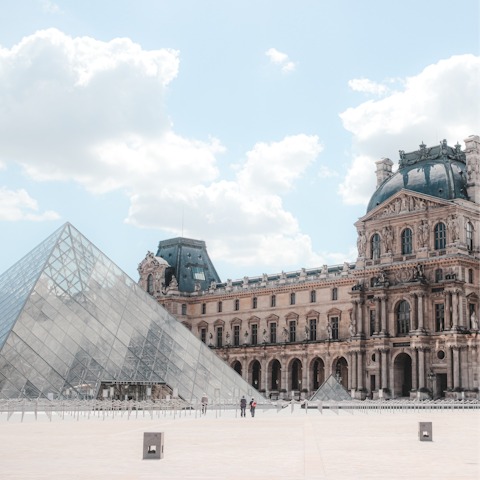 Walk a few minutes to the Louvre to see the Venus de Milo