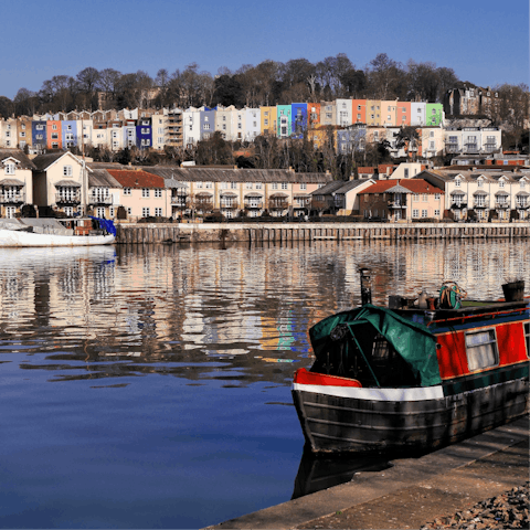 Mosey along the harbour with a morning coffee, it's just a two-minute walk away